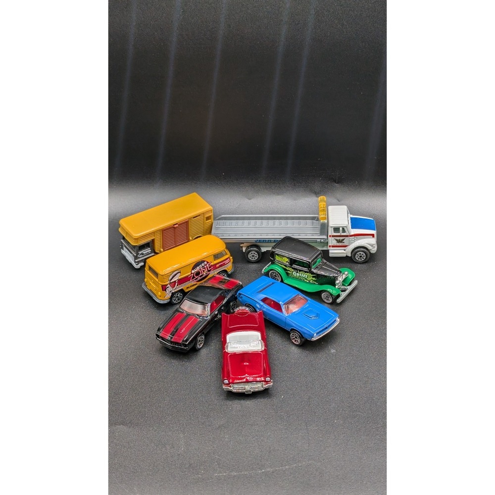 Hot Wheels, Matchbox & Road Champs Lot of 7 Die-cast Cars (1970s To 2000s)